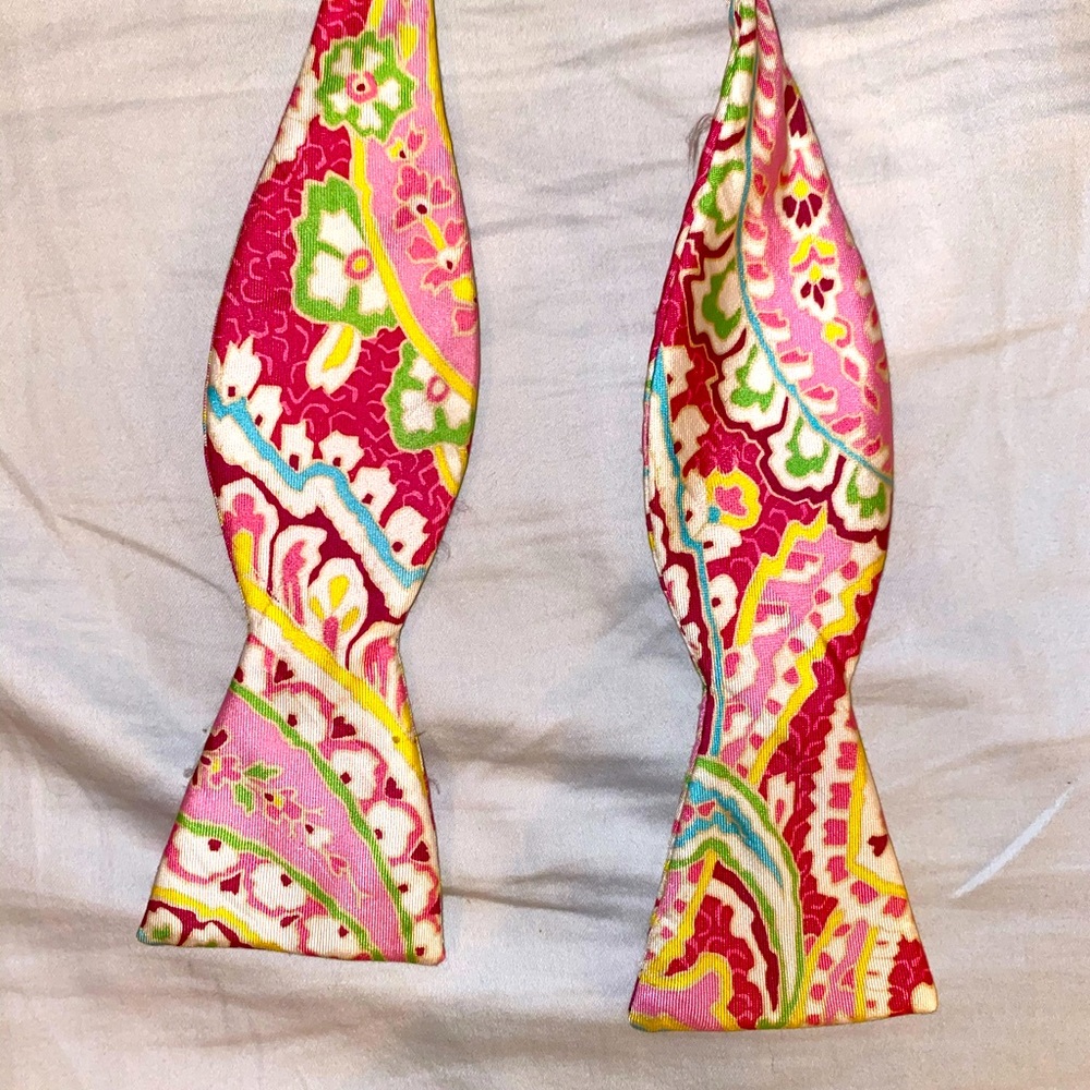 Vera Bradley for Baekgaard paisley bow tie